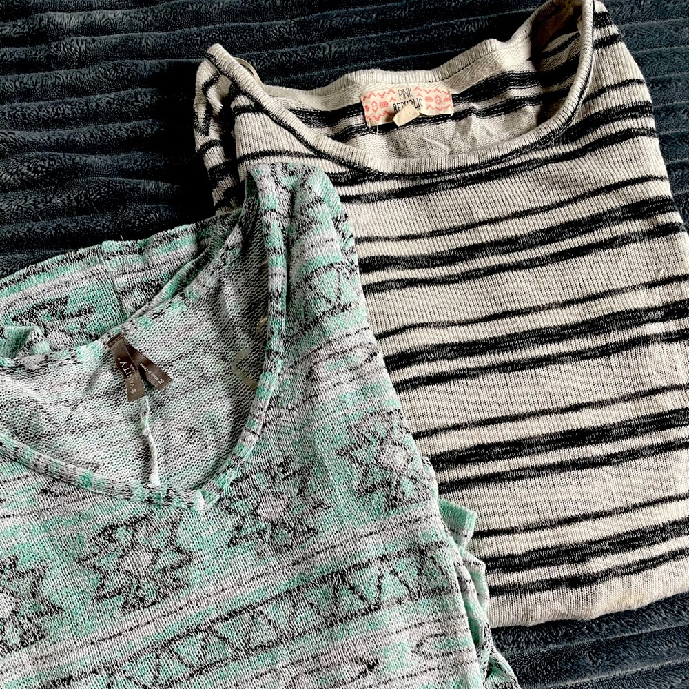 2pc women tunic s/m long sleeve